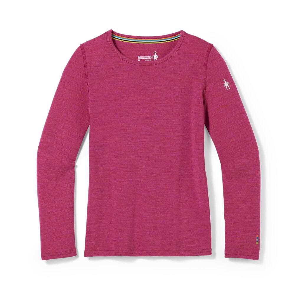 Smartwool Kid's Classic Thermal Merino Base Layer Crew for Boys and Girls XL